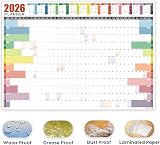Giftinghouse 2026 Wall Planner A2 Laminated UK Full Year 42 x 59.4 cm with view 6
