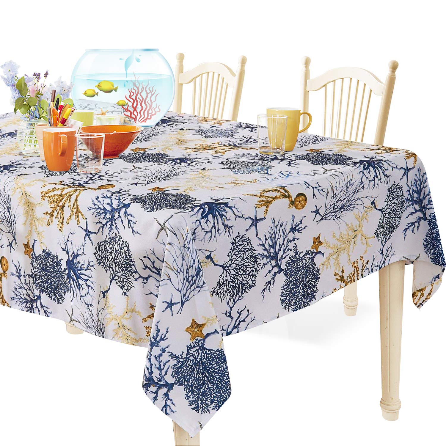Best blue pattern table cloth