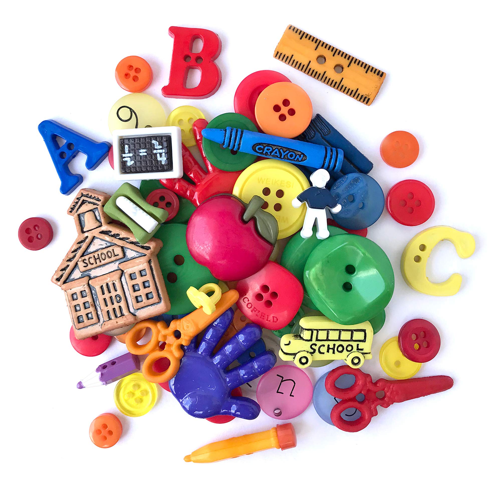 Buttons Galore School, Multi-Colour, 0.6