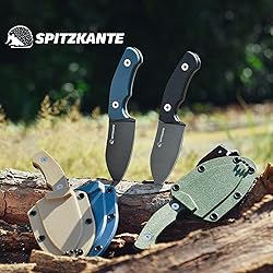 SPITZKANTE 5.5" Tactical Neck Knife P-DA, Mini EDC