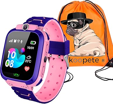 Koopete.Smartwatch niños.Regalo de Mochila.Reloj Inteligente ...