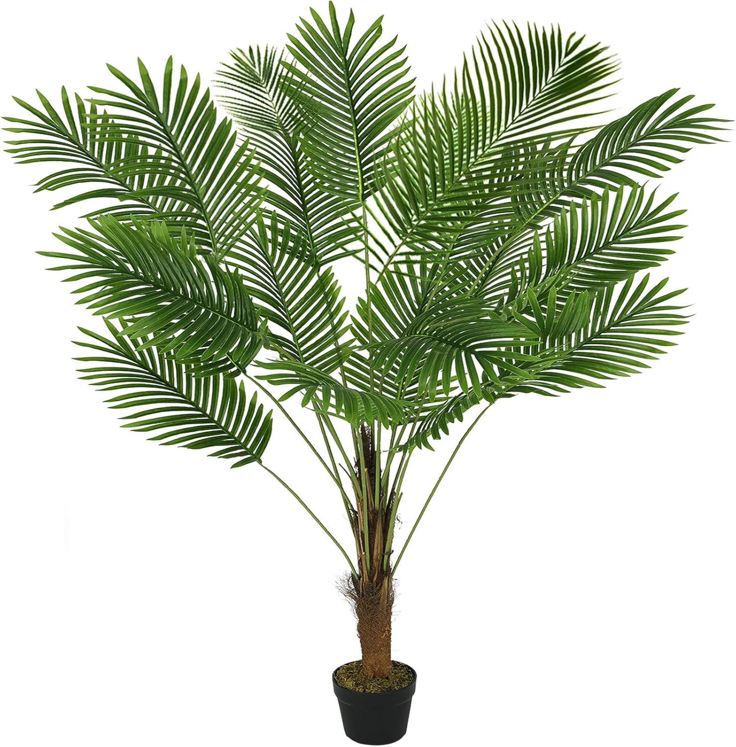 VIAGDO Artificial Palm Silk Tree Kentia Areca 60in/5ft Tall