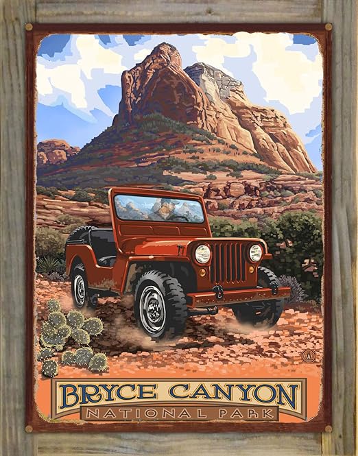 Amazon Com Northwest Art Mall Bryce Canyon National Park Jeep