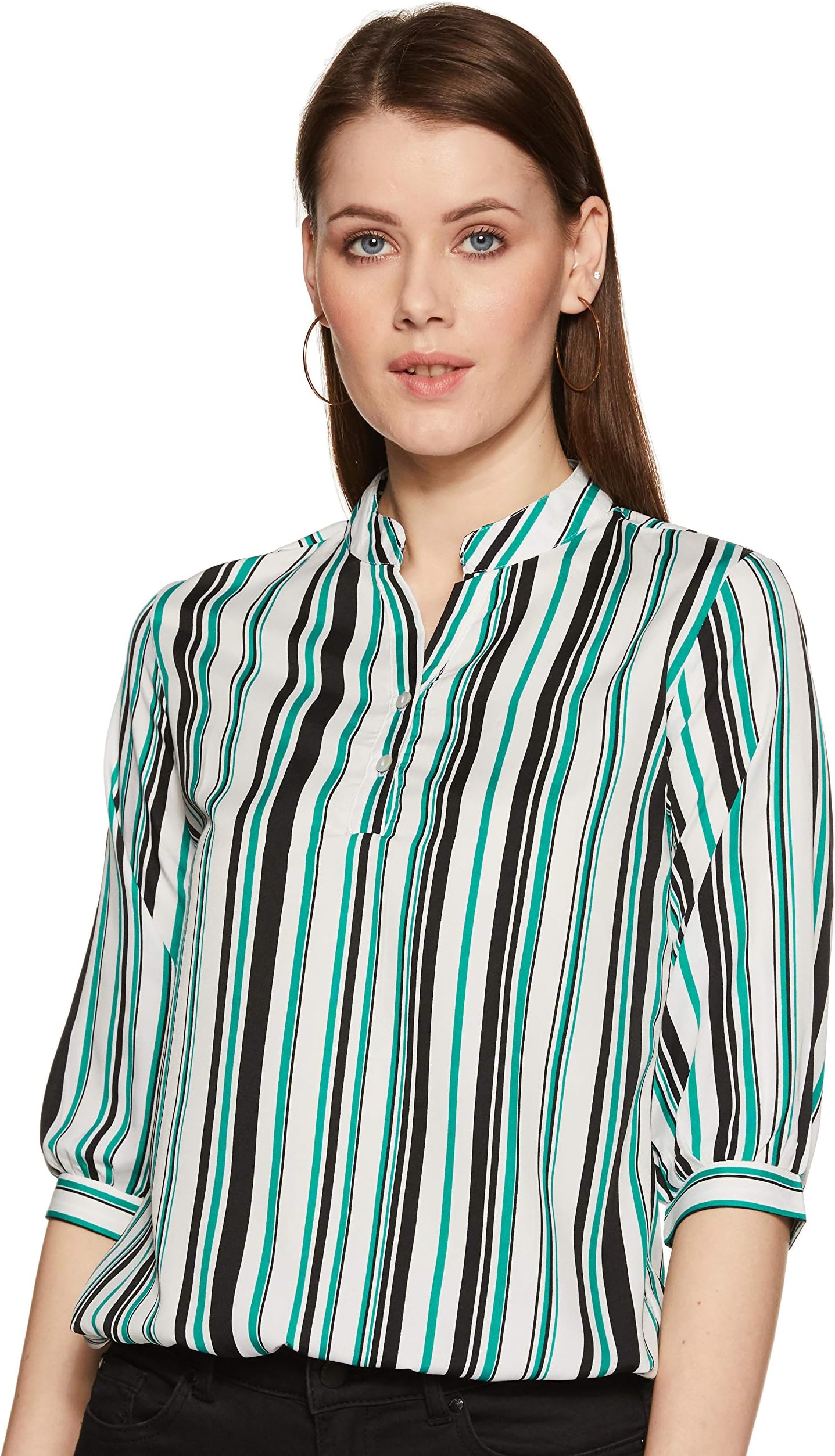 KRAVE Women's Striped Regular Fit Top