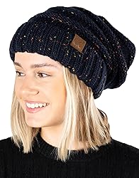 Funky Junque Oversized Beanie - Navy