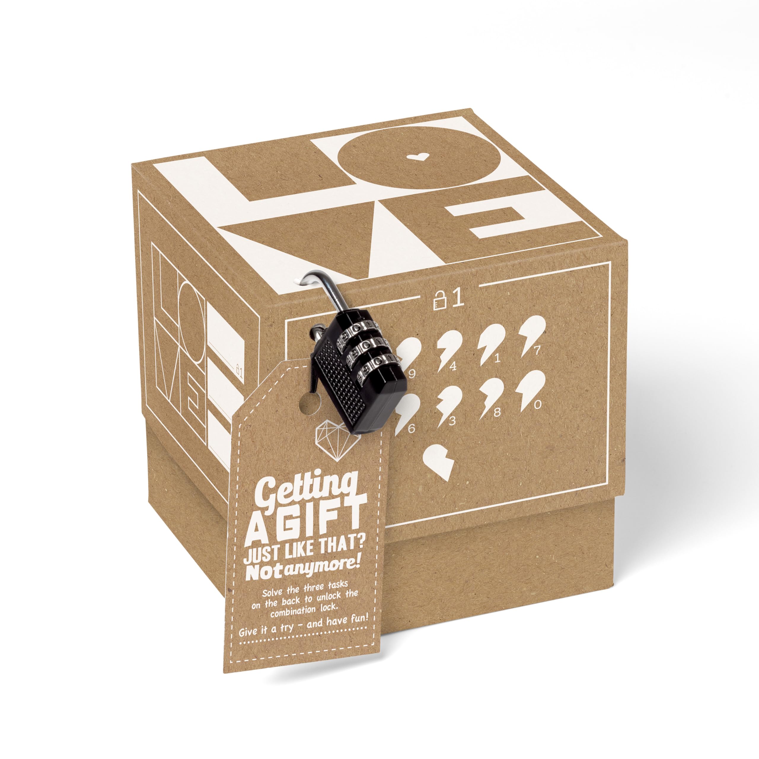 SURPRISA Gift box, puzzle box, money gift packaging, vouchers for wedding, Valentine's Day, wedding anniversary, heart puzzle