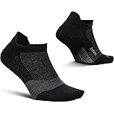 Feetures Merino 10 Ultra Light Cushion No Show Tab Ankle Socks - Wool Socks for Women & Men
