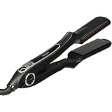Croc Classic plancha plana de nano titanio para pelo (placa de titanio  negra) 450 grados 1.5 : Amazon.com.mx: Belleza