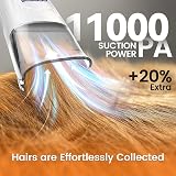 oneisall Dog Vacuum Brush 7 in 1 Pro Pet Grooming Kit 99% Hair Remover view 2