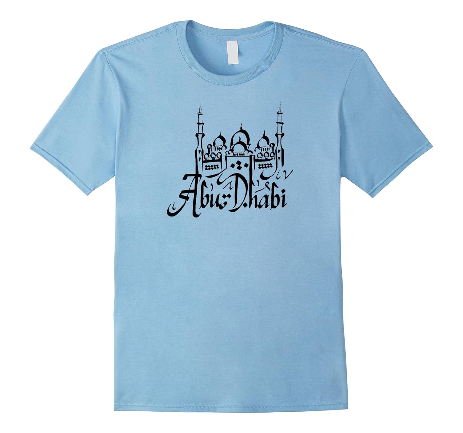 Abu Dhabi T-Shirt United Arab Emirates Tee Shirt UAE-Rose