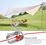 Jttxiu 10 Pcs Pool Cover Ratchet Kit Aluminum Turnbuckle Cable Winch view 6