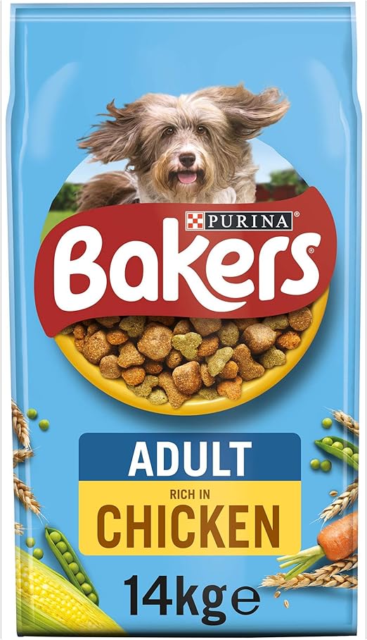Bakers Adult Dog Food Chicken and Veg, 14 kg Amazon.co.uk Prime Pantry
