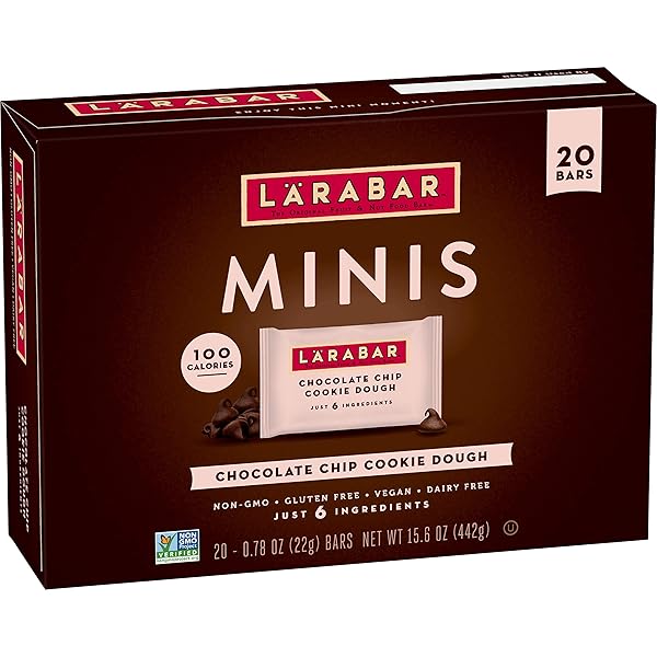 LARABAR CHOCOLATE CHIP COOKIE DOUGH MINI BARS, GLUTEN...