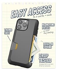 Smartish iPhone 15 Pro Max Wallet Case with