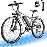 Electric Bike for Adults, 1500W Peak E-bike, Up to 45 Miles, 25 MPH Speed | 26" Tire Electric Mountain Bike, 48V Electric Bicycle for Commute Campus, Front Suspension, Adjustable Seat, Dual Disc Brakes