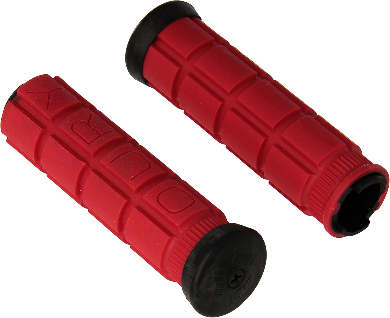 red mountain bike grips