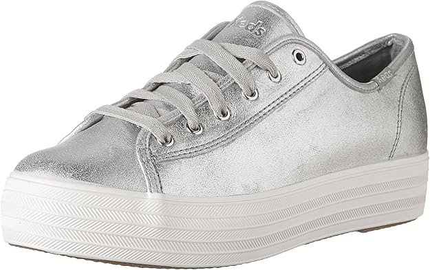 Keds 217208200066 Tenis para Mujer, Silver, 22: Amazon.com.mx: Ropa