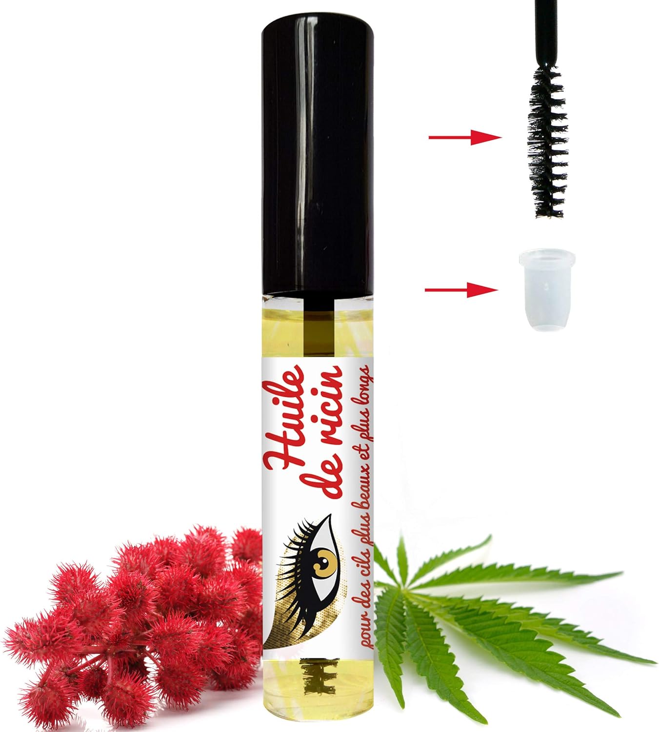 Naturafro Huile De Ricin En Mascara Pour Faire Pousser Les Cils 10 Ml