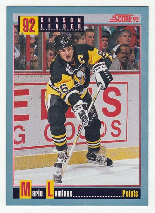 Mario Lemieux (Hockey Card) 199293 Score