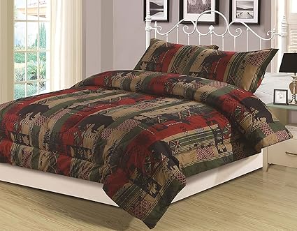 Amazon Com Howplumb Rustic Southwest Twin Comforter 2 Piece