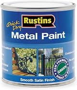Rustins Metal Paint Green 250ml Durable Weather-Resistant Quick Dry