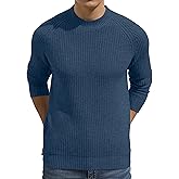 Sailwind Men's Crewneck Casual Sweater Structured Knit Soft Casual Pullover