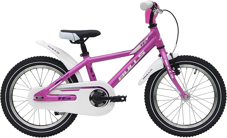 bulls tokee lite 16 zoll madchen kinderfahrrad 2017 kids bike 16 mtb alu rahmenhohe 23 cm farbe pink amazon de sport freizeit