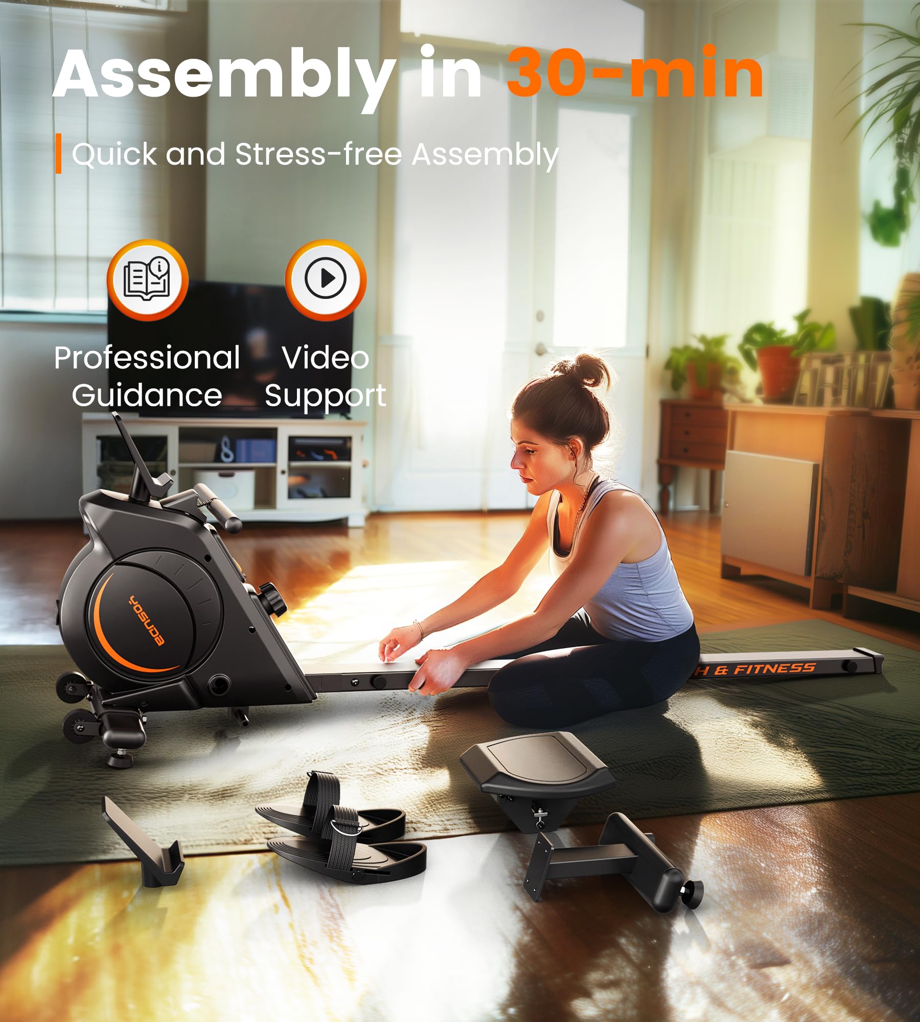 Magnetic Rowing Machine