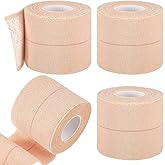 4 Rolls Elastic Tape Adhesive Elastic Tape Self Adhesive Bandage Wrap Flexible Stretch Bandages for Sports Ankle, Knee and Wrist Animal Pets, 5 Yard