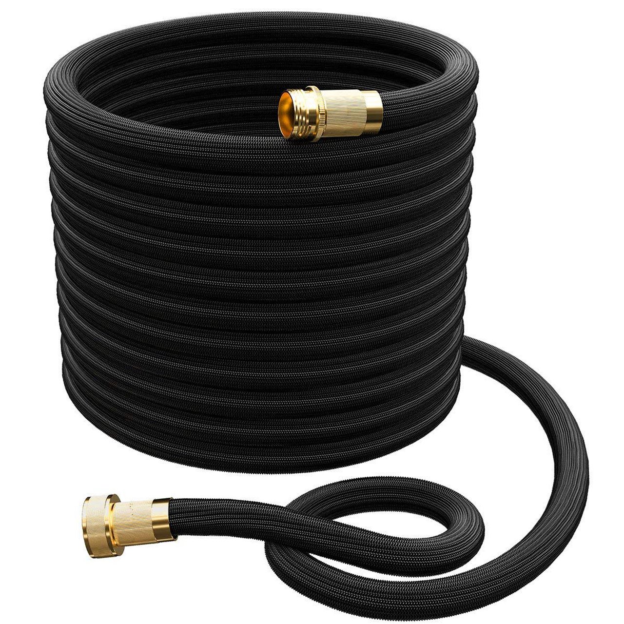 VicTsing Upgraded Expandable Garden Hose, 50FT Stronger Lightweight Expanding Heavy Duty Hose, Latest Extra Durable Leakproof Seamless Fabric, Suitable for Cleaning Car, Washing Pet, Watering Plants
