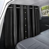 ZATOOTO Campervan Car Divider Privacy Curtains 107x161cm Blackout Oxford