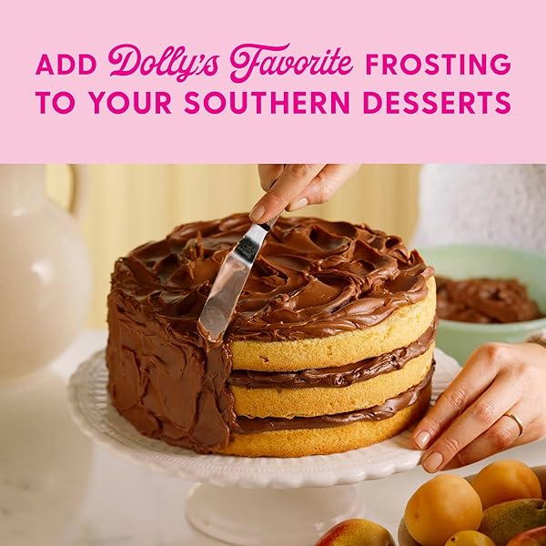 DUNCAN HINES DOLLY PARTON’S FAVORITE CHOCOLATE BUTTERCREAM FLAVORED CAKE FROSTING, 16 OZ.