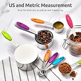 U-Taste 18/8 Stainless Steel Measuring Cups & Spoons Set of 10 view 8