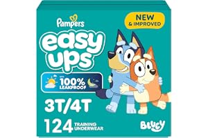 Pampers Training Pants - Easy Ups Boys & Girls Bluey - Size 3T-4T, 124 Count, Children's Potty Underwear (Packaging May Vary) —  skincare product
