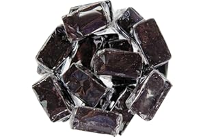 NY SPICE SHOP Black Licorice Caramels - Soft Licorice - Licorice Individually Wrapped - Licorice Toffee - Gourmet Black Licorice Candy - Caramel Black Licorice - Black Licorice Candy - 8 Ounce