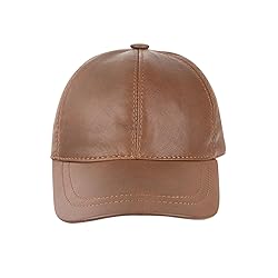 Zessano Genuine Leather Unisex Baseball Cap