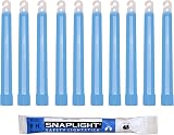 Cyalume SnapLight Blue Glow Sticks 6 Inch Industrial 8 Hour 10 Pack