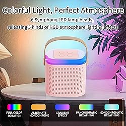 Mini Karaoke Machine for Adults and Kids, Portable