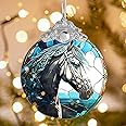 Stained Glass Effections Womens Funny White Elephant Gifts for Adults, Holiday Decoration, 2024 Christmas Ornament, Christian Gifts