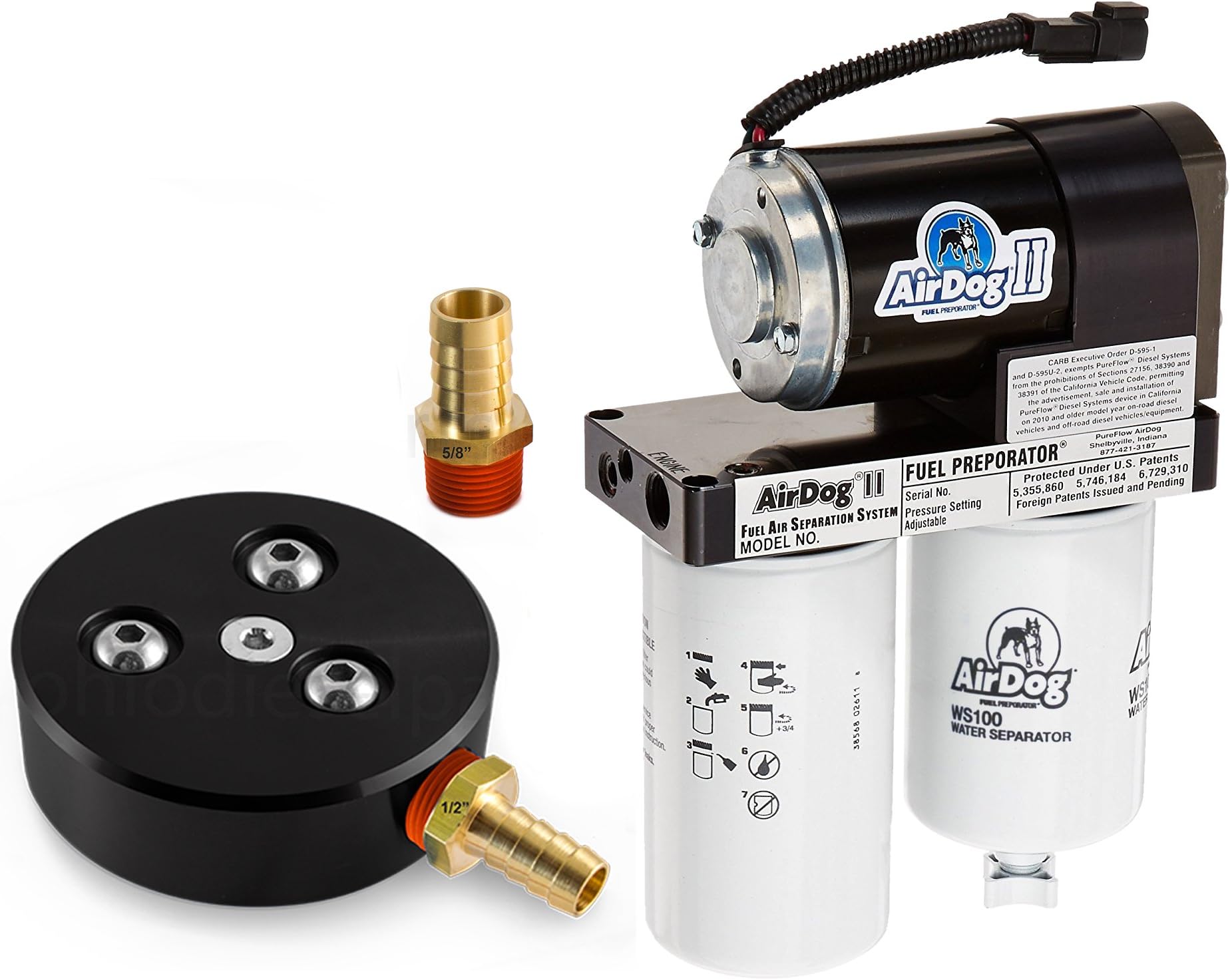 AirDog II-5G, DF-165-5G Fuel System 2011-2014 Chevy Duramax with Ohio Diesel Parts Sump Kit (A7SABC510)