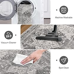 Yamaziot Washable Area Rug for Bedroom, 3x5