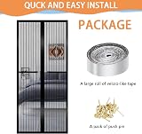 MagicQCraft Magnetic Fly Screen Door 90x210cm Heavy Duty Bug Mesh Curtain Auto view 7