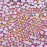 1000 Pieces SS20 5mm Flatback AB Rhinestones Clear