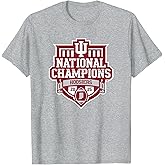 Indiana Hoosiers National Champs 2025 Football Official Gray T-Shirt