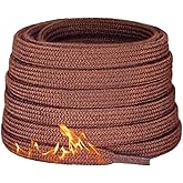 Lacesgian 5/16'' Flat Heat Resistant Unbreakable Kevlar Boot Laces for Firefighter, Heavy Duty Shoelaces Replacement Strings