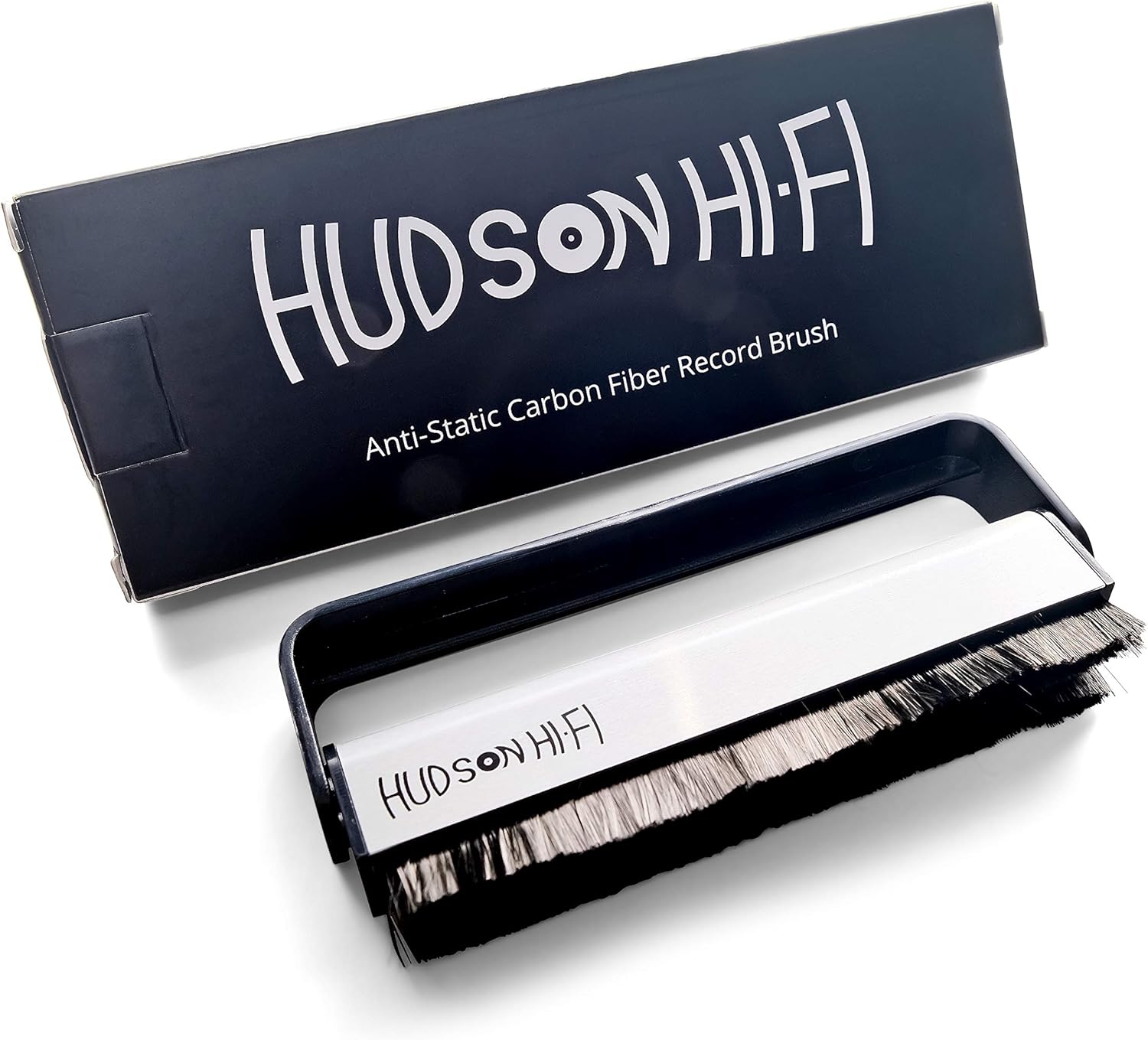 Hudson HiFi Vinyl Record Cleaner Brush Turntable Carbon Fiber Record