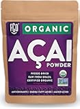 Organic ACAI Powder (Freeze-Dried) | 4oz Resealable Kraft Bag | 100% Raw Antioxidant Superfood Berry From Brazil | by…
