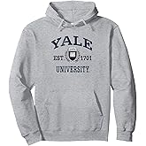 Yale Bulldogs Retro Vintage Crest Officially Licensed Pullover Hoodie