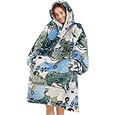 Narecte Cozy Oversized Blanket Hoodie Wearable Blanket Adults Soft Hooded Blanket Hoodie Birthday Gifts for Women Christmas