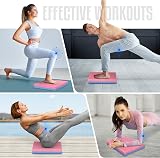 Yes4All Foam Exercise Pad Balance Pad XThick Rose Quartz Serenity view 6
